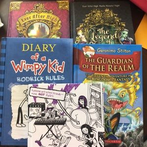 Miscellaneous chapter books, set of 5